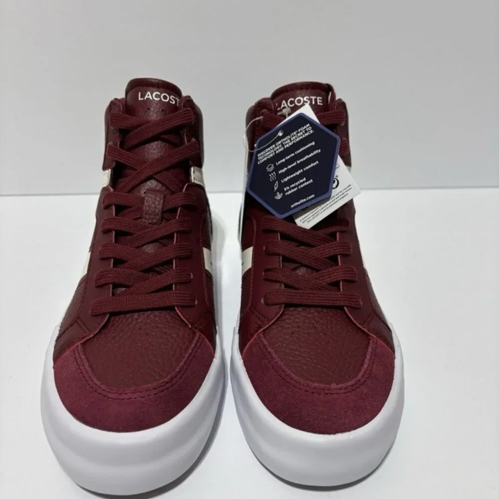 Lacoste Women’s L004 Mid Canvas Sneakers, Size 5 M